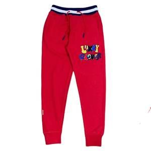 NEW JOKE'S UP men's lux clover jogger in red
